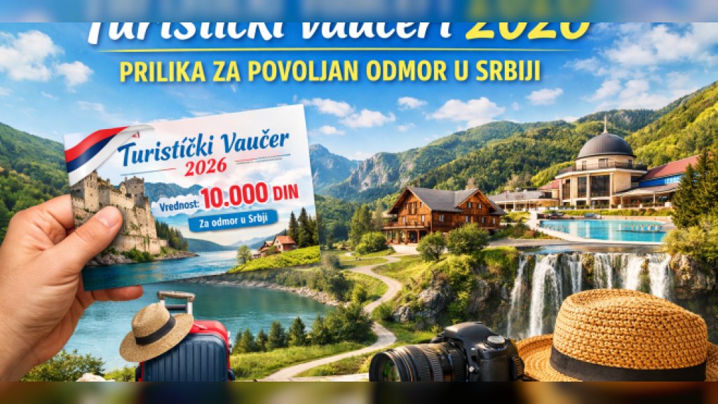 Od ponedeljka raspodela turističkih vaučera