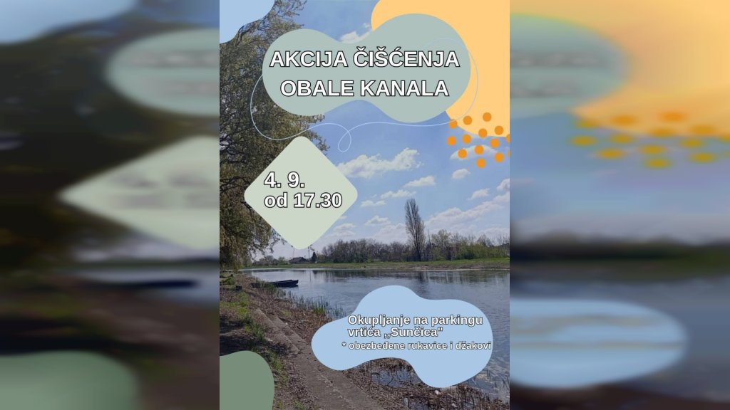 „Zelena zona opštine Kula“ organizuje akciju čišćenja obale kanala