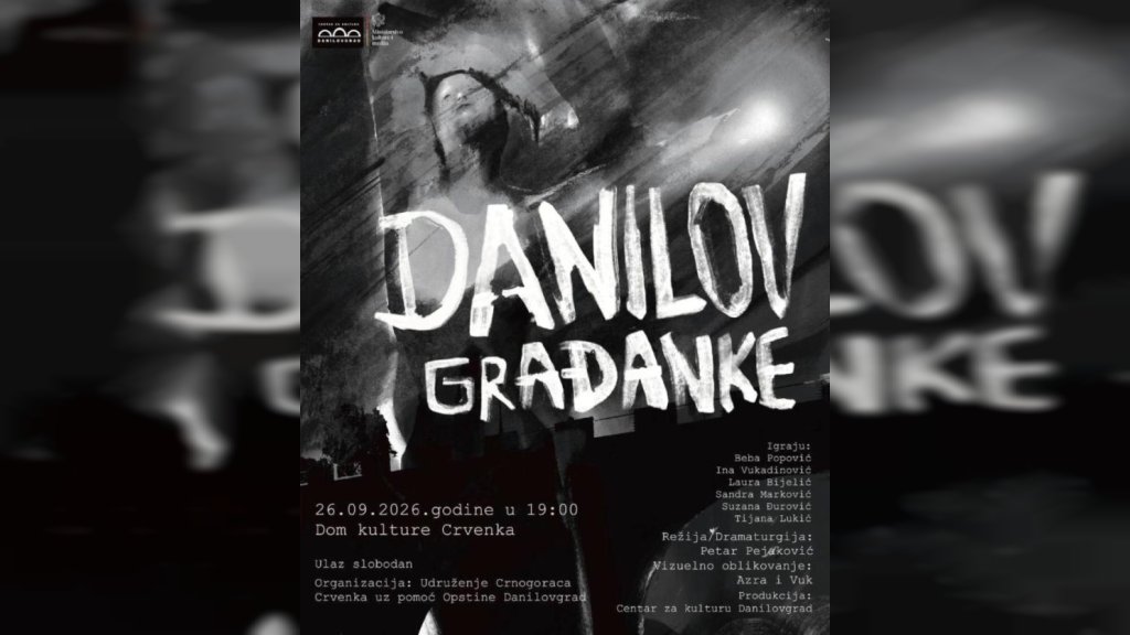 Predstava „Danilovgrađanke“ u subotu u Crvenki