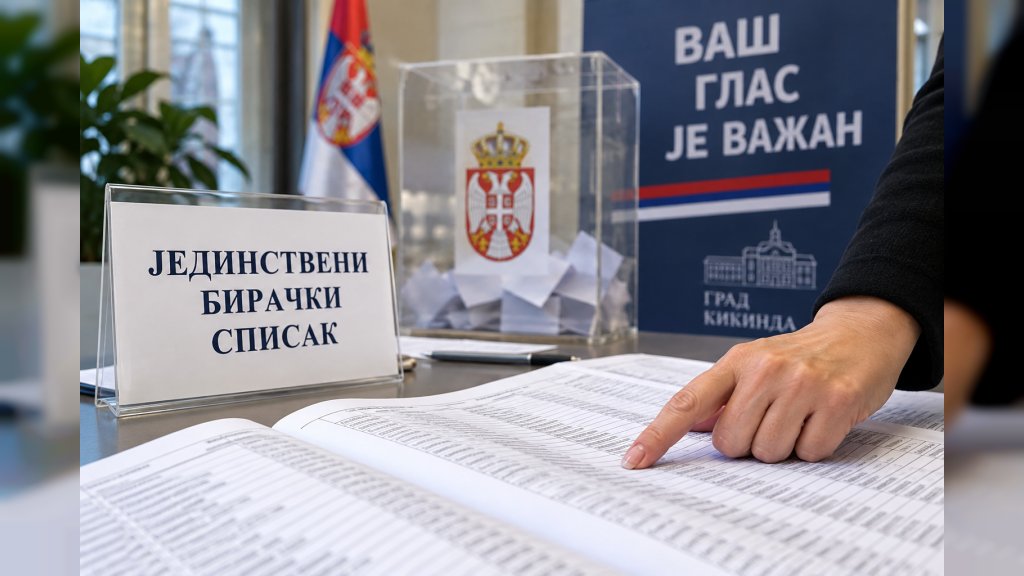 Kikinđani mogu da provere da li su na biračkom spisku – evo gde i do kada