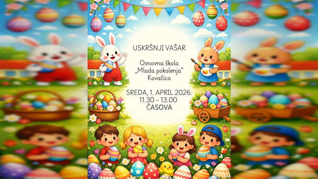 Uskršnji vašar u osnovnoj školi u Kovačici