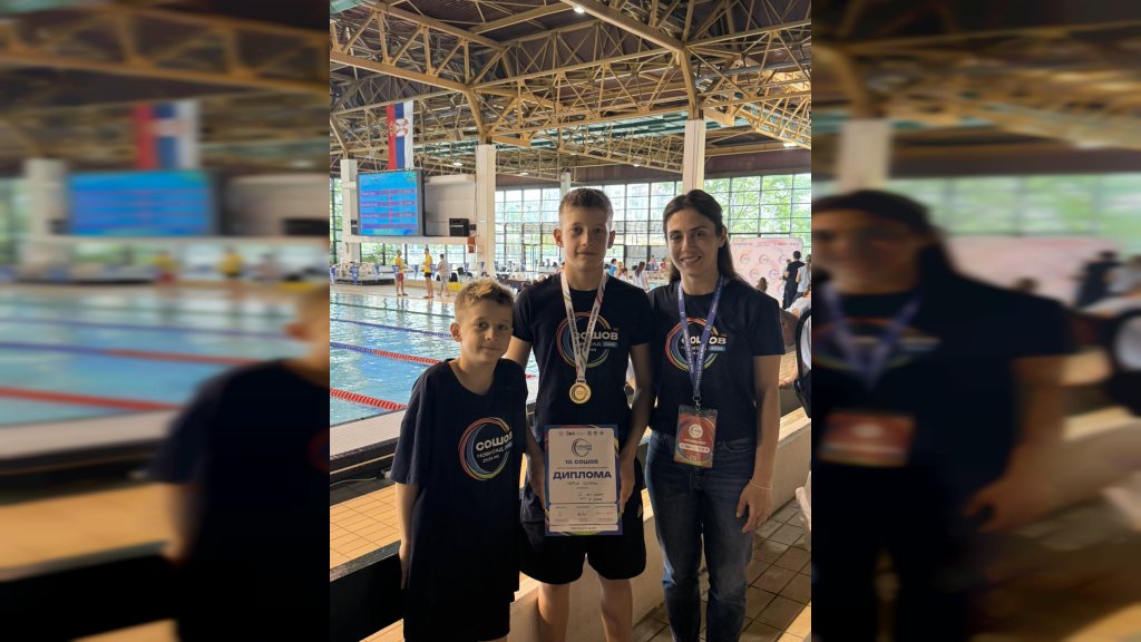 Uspešan nastup braće Husarik na SOŠOV olimpijadi – Martin osvojio zlato u plivanju