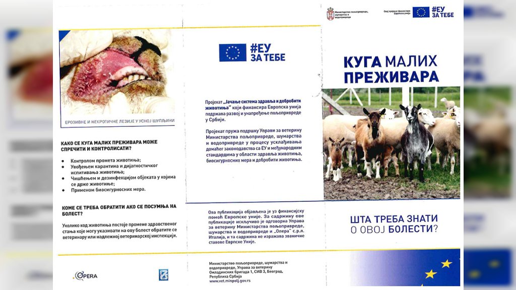 Kuga malih preživara i boginje ovaca – važno upozorenje