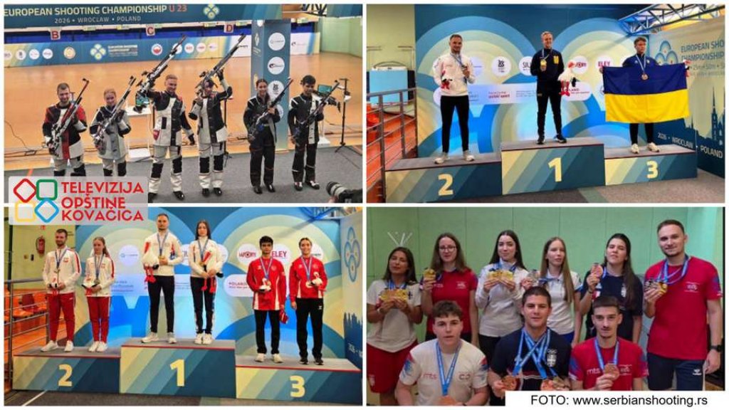 Pregršt medalja za naše strelce na šampionatu Evrope, Aleksi zlato i srebro