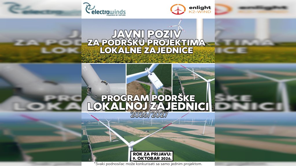 JAVNI POZIV ZA PODRŠKU PROJEKTIMA LOKALNE ZAJEDNICE