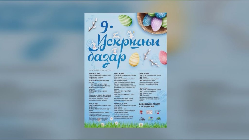 Uskršnji bazar od 2. do 8. aprila u Narodnoj bašti