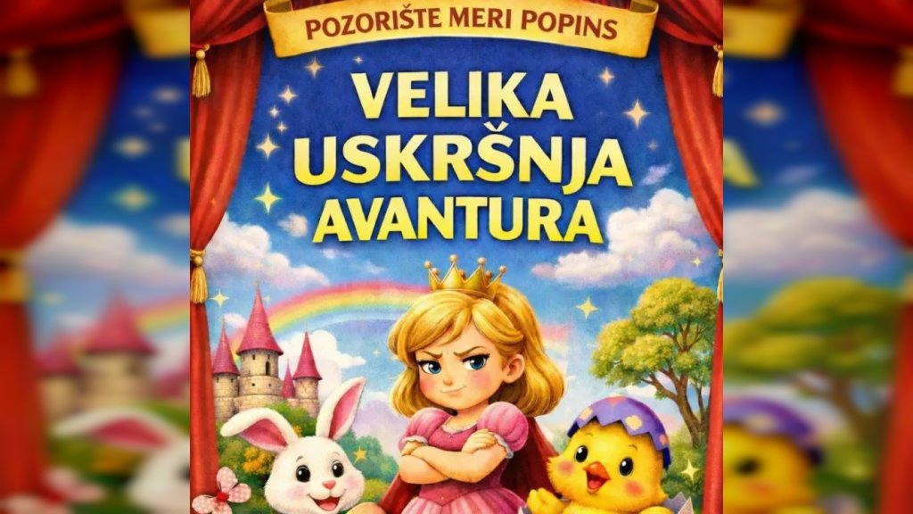 Dečja predstava „Velika uskršnja avantura“ u Glogonju 7. aprila