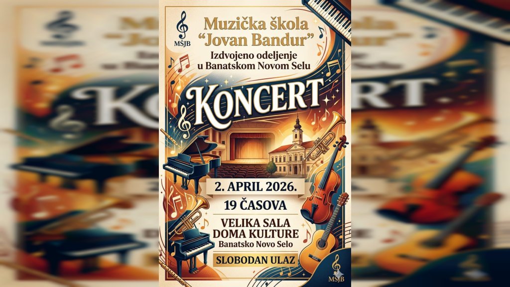 Muzika koja inspiriše: Večeras veliki koncert mladih talenata iz Banatskog Novog Sela