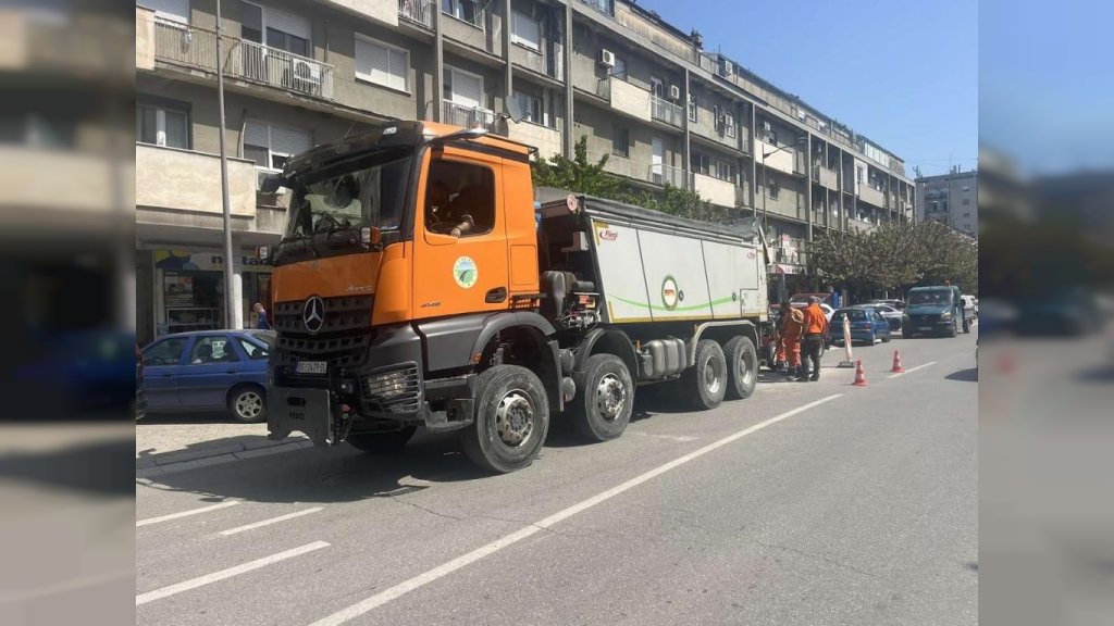 Radovi na sanaciji kolovoza u Vršcu: U toku popravka oštećenja, uskoro i krpljenje udarnih rupa