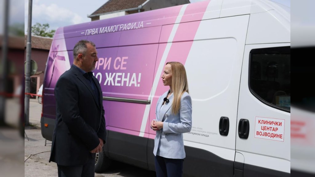 Počelo snimanje na pokretnom mamografu u Vršcu, u okviru projekta „Prva mamografija“