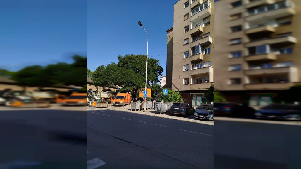 Nova lokacija kontejnera sa početka ulice Branka Radičevića