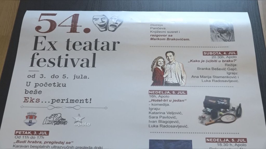 Dom omladine otvara vrata 54. Ex Teatar Festu