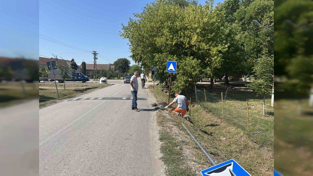 Grad Vršac nastavlja uređenje zona škola - nova signalizacija i mere za veću bezbednost dece u saobraćaju