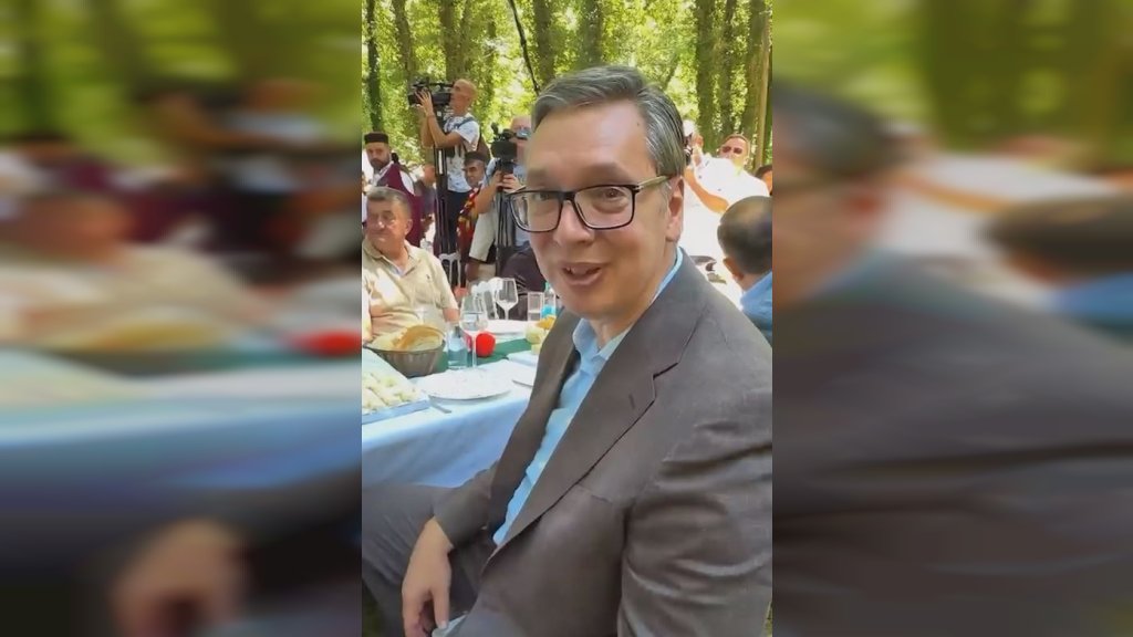 Predsednik Vučić u Janjskim otokama: Izbeći opasnosti koje su se nadvile nad srpskim korpusom