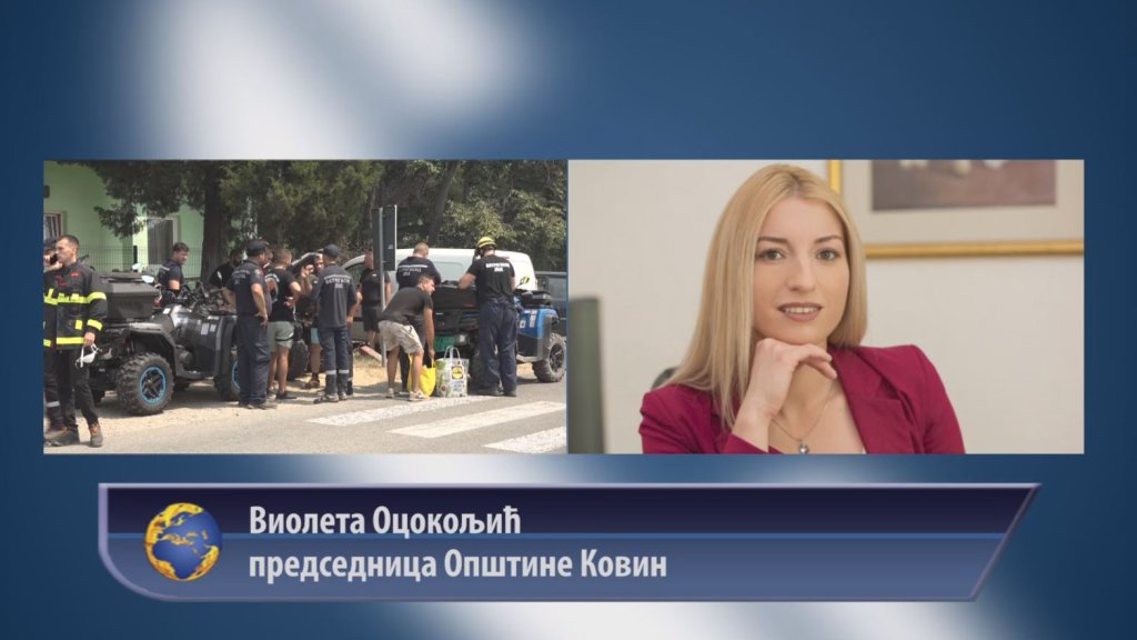 Ocokoljić:Na području Deliblatske peščare stanje je mirnije nego prethodnih dana