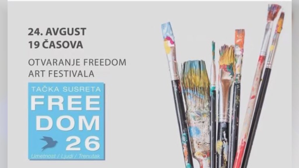 Freedom art festival za kraj kulturnog leta