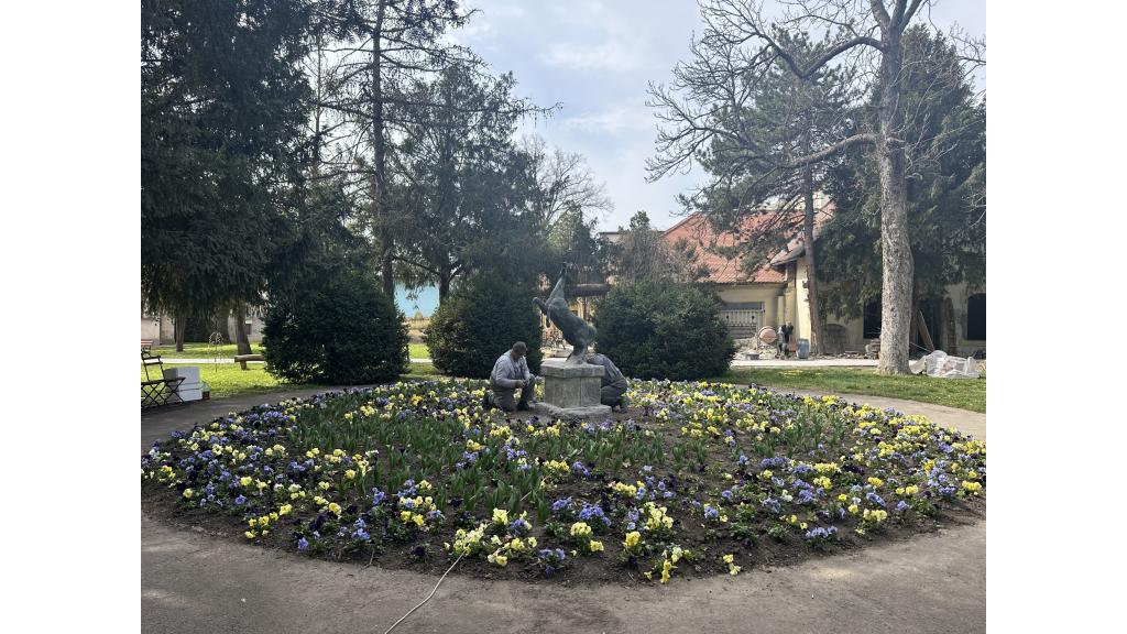 Radovi na uređenju Gradske bašte