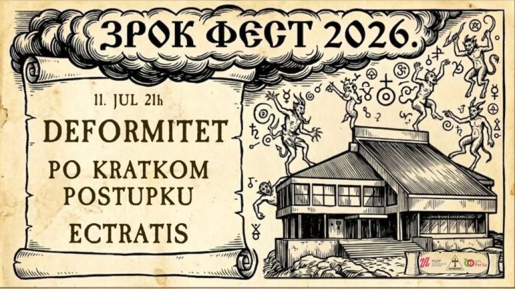 Ovog vikenda u Kulturnom centru Zrenjanina – drugo veče ZROK festa