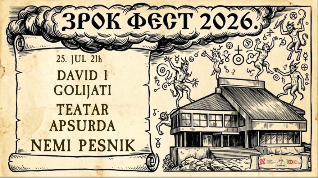Zrok fest – nastupaju „David i Golijati“, „Teatar apsurda,“ „Nemi pesnik“