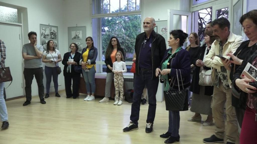 Izložba crteža Slobodana Lončarevića po drugi put u Staroj Pazovi 