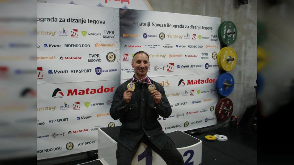 Zlato i novi Nacionalni rekord za Sinišu Tanaskovića