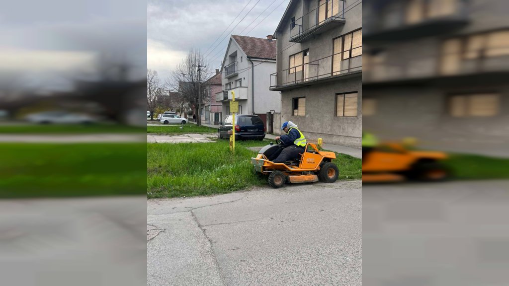 Počeli radovi na košenju trave širom opštine Stara Pazova