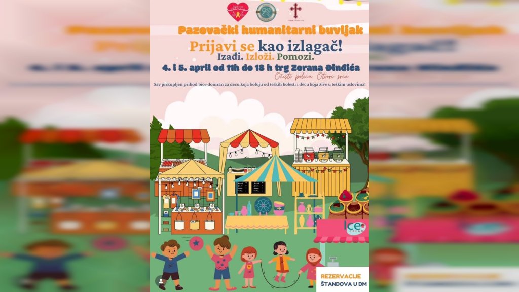 Izađi, izloži, pomozi – humanitarni buvljak na Trg Zorana Đinđića
