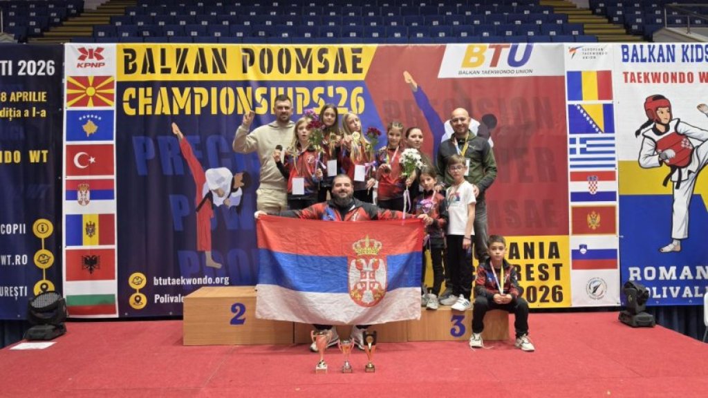 Imperium Pazova šampion Balkana, 4 zlata i priznanje za najboljeg trenera u Bukureštu