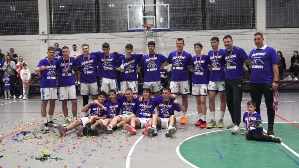 ŠAMPIONI VOJVODINE – zlatni kadeti Dunava bez poraza