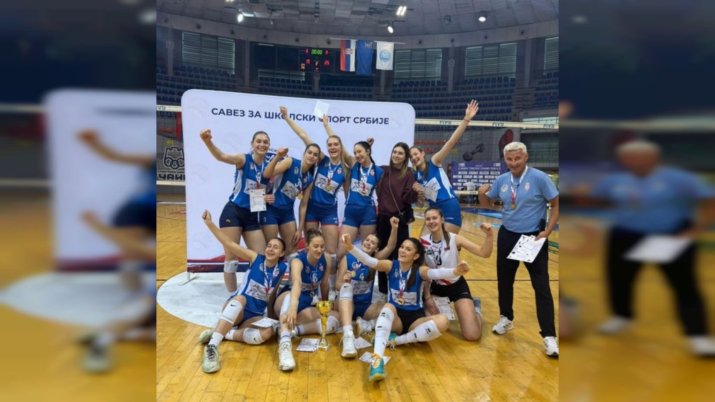 Gimnazijalke šampionke Srbije u odbojci!