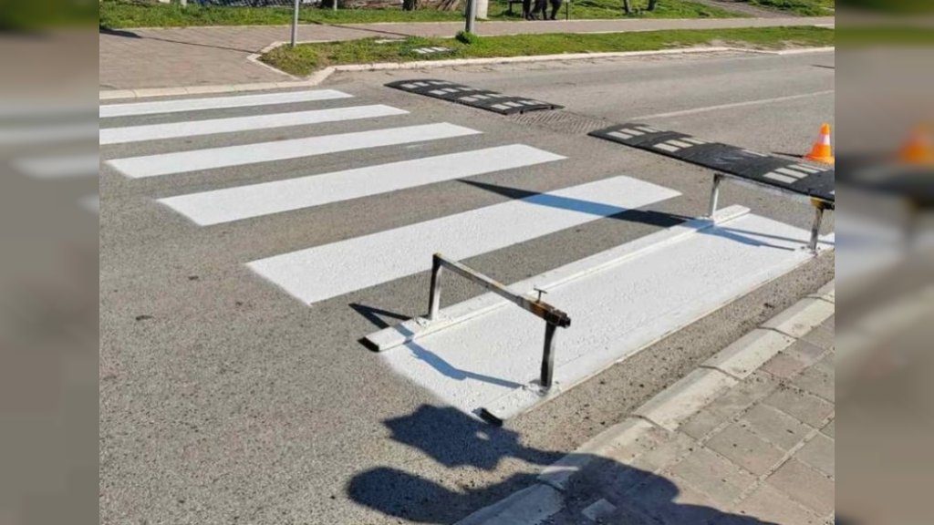 U toku akcija obeležavanja pešačkih prelaza