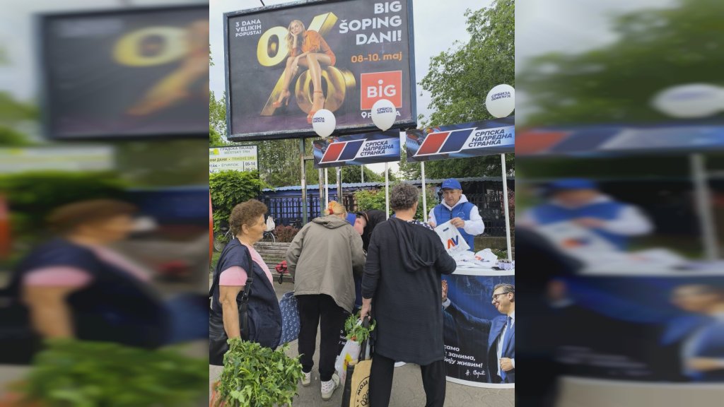 OO SNS pored štandova organizovao i prijem građana