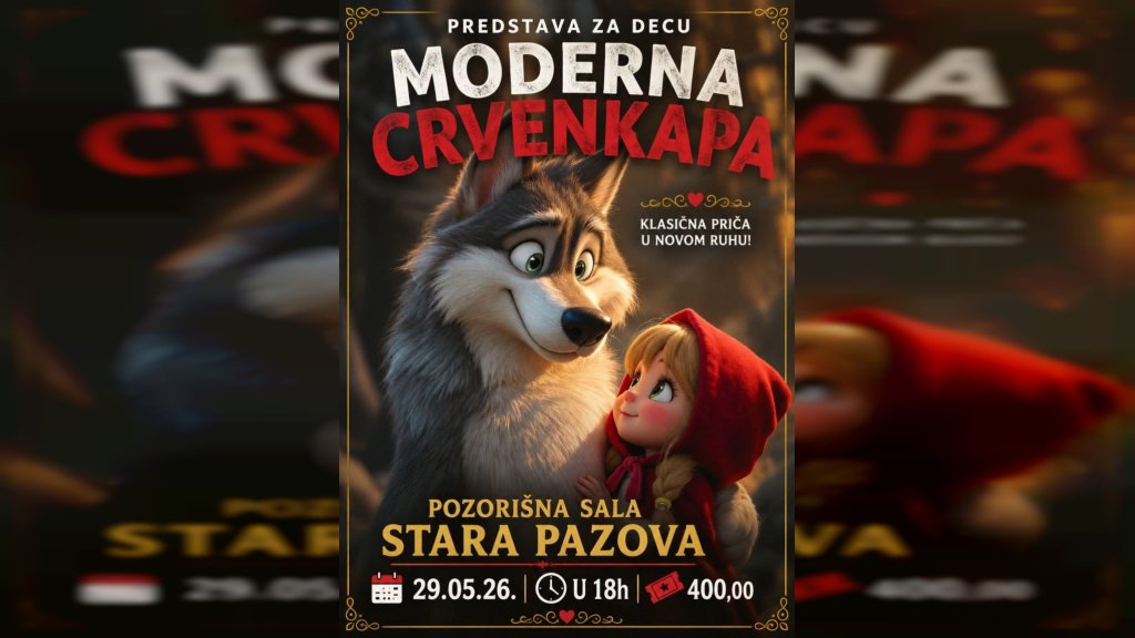 Moderna Crvenkapa u Staroj Pazovi