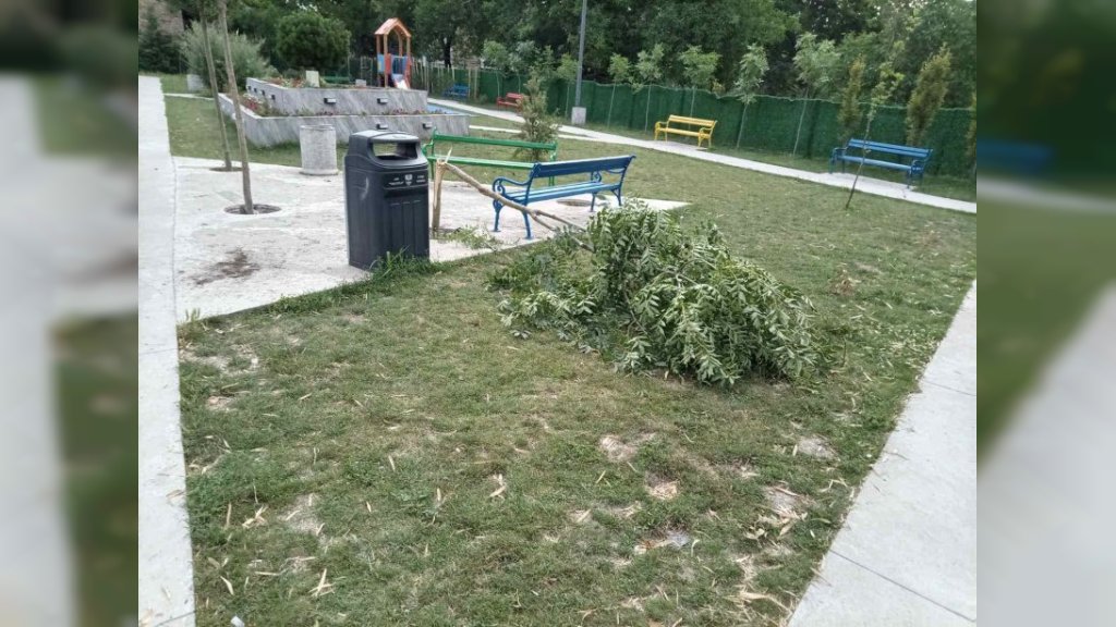 Vandalizam na dečijem igralištu u Novoj Pazovi: Uništene sadnice, rasveta i mobilijar
