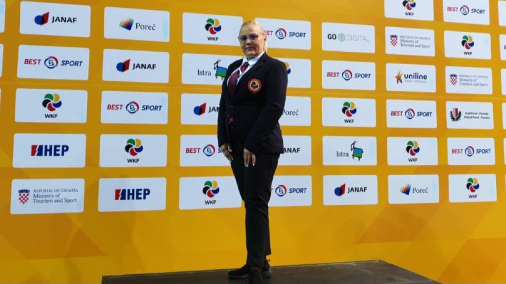 Novopazovčanka Anđelka Šavija sudila na Svetskom karate Kupu u Poreču