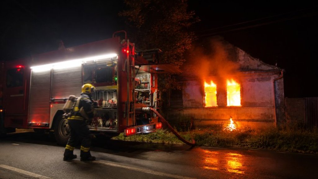 Požar u Krnješevcima: Vatrogasci na terenu, nema povređenih