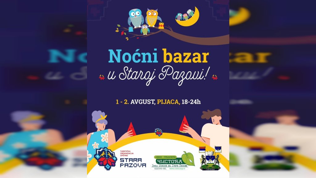 Noćni bazar u okviru Dana opštine