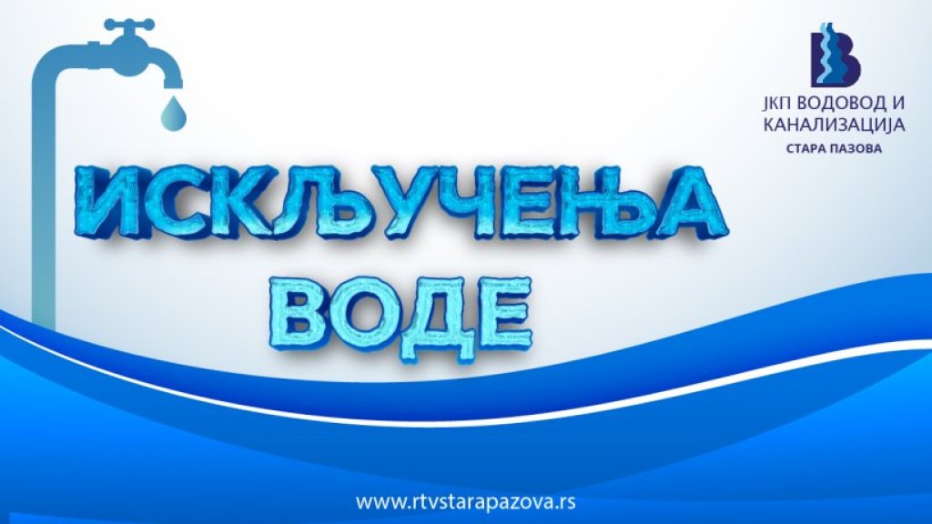 Sutra dva sata bez vode cela Stara Pazova