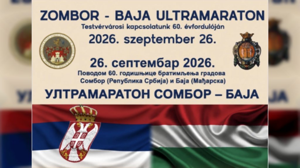 U SUBOTU ULTRAMARATON SOMBOR – BAJA