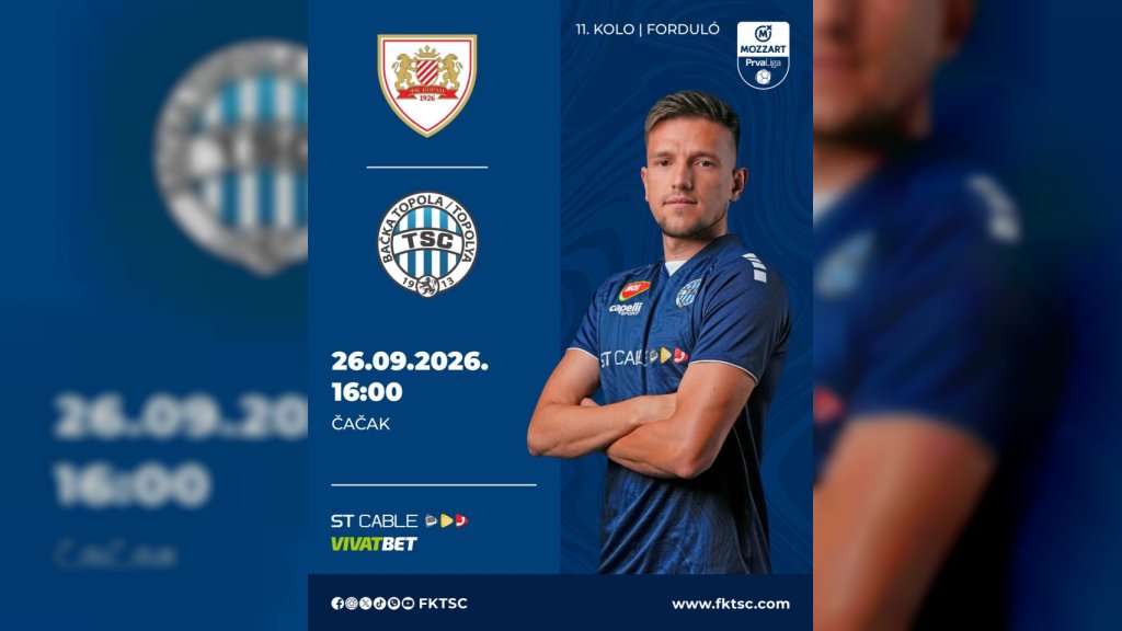 TSC gostuje prvoplasiranom Borcu