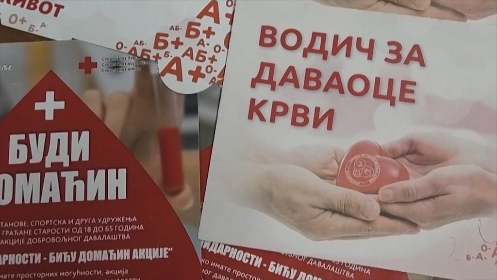 Plan akcija dobrovoljnog davanja krvi za april