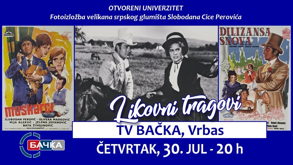 FOTOIZLOŽBA velikana srpskog glumišta SLOBODANA CICE PEROVIĆA na Otvorenom univerzitetu.