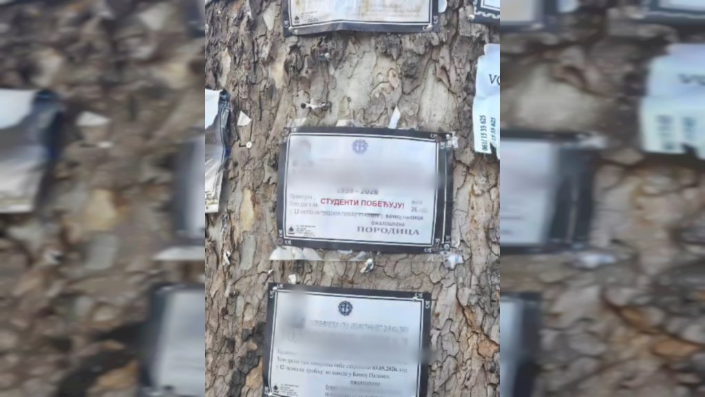 SKANDAL U BAČKOJ PALANCI: Blokaderske nalepnice osvanule na umrlici sugrađanke