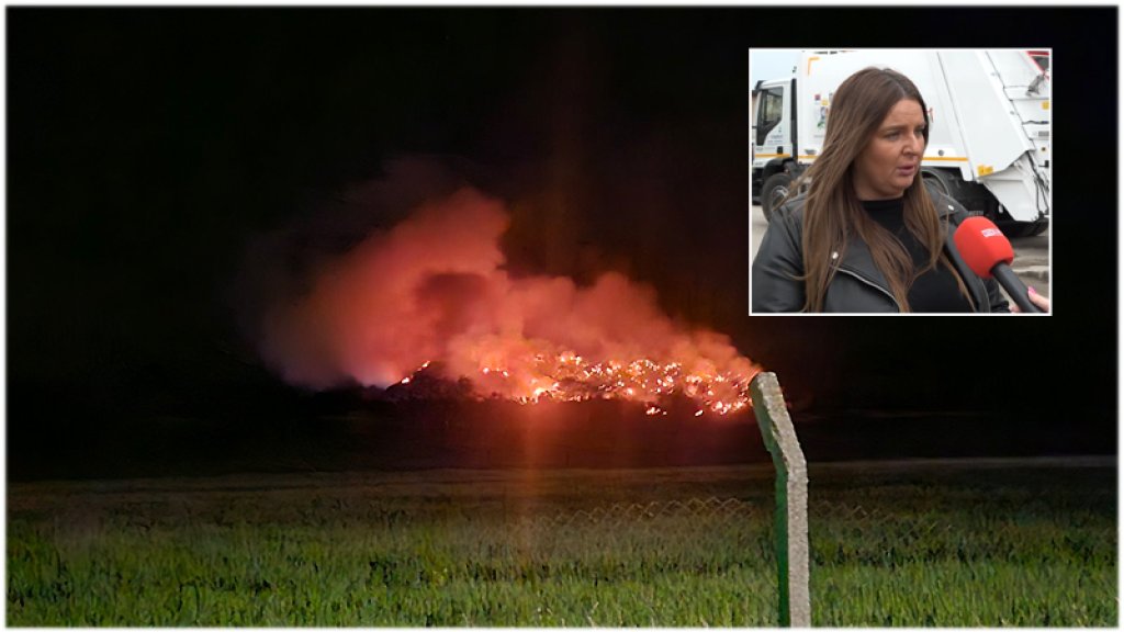 Jelena Kojić: Požar na deponiji se sanira i stavlja pod kontrolu