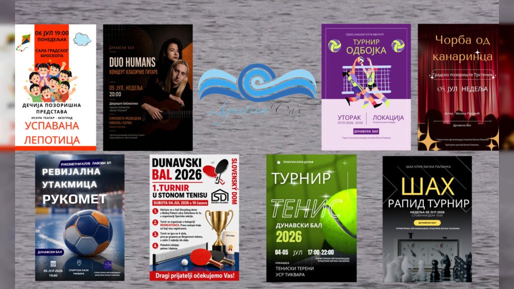Tradicionalni ,,Dunavski bal 2026″ od 4. do 7. jula - četiri dana bogatog programa u Bačkoj Palanci