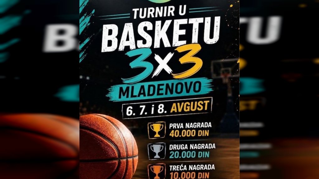 Mladenovo spremno za drugi Letnji turnir u basketu 3×3