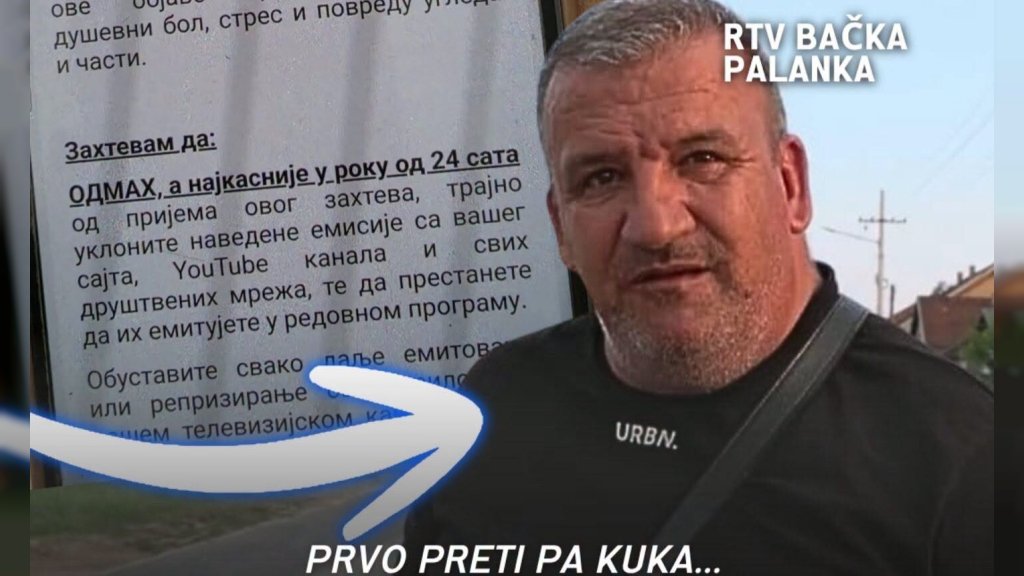 Jović moli TV BAP da ne objavljuje njegove pretnje ženama