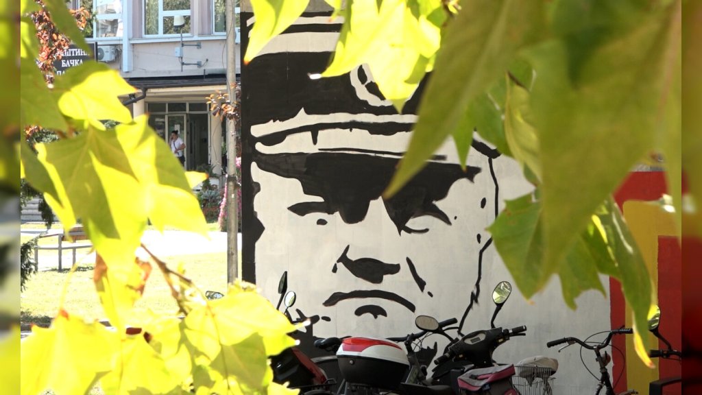 Mural posvećen Ratku Mladiću