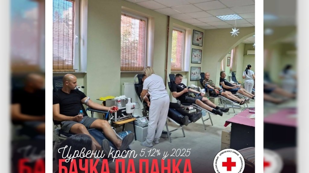 U Bačkoj Palanci 126 građana pokazalo humanost na akciji dobrovoljnog davanja krvi