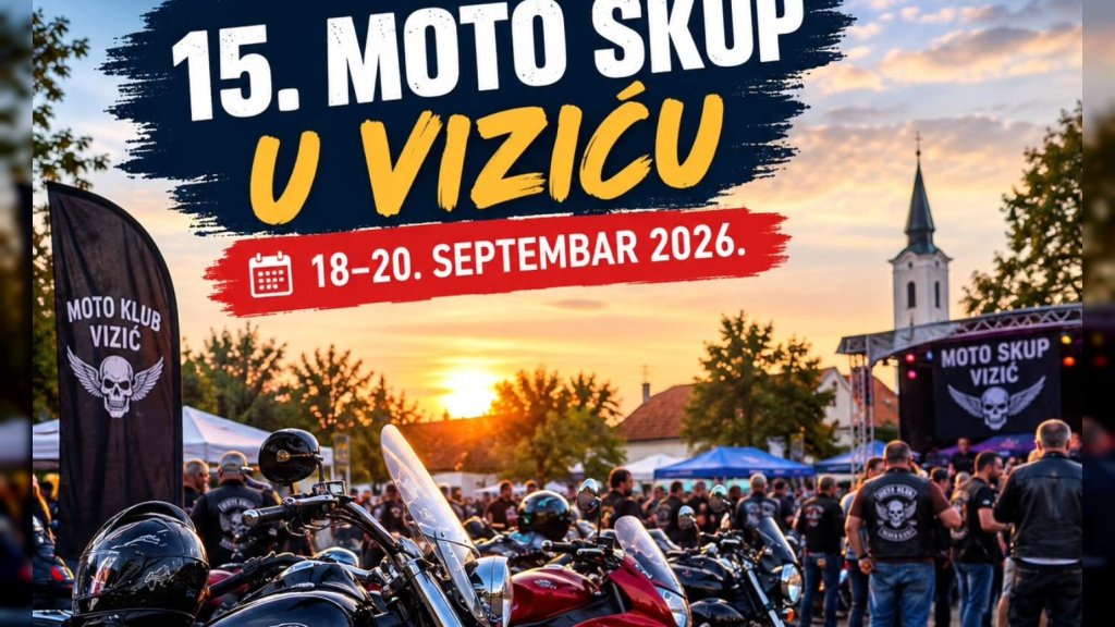 Tradicionalni moto spektakl u Viziću: 15. Moto skup ovog septembra